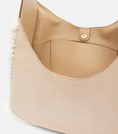 Stella McCartney Teddy-trimmed shoulder bag | Thumbnail 3 Stella McCartney Teddy-trimmed shoulder bag | Thumbnail 3