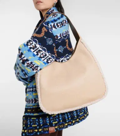 Stella McCartney Teddy-trimmed shoulder bag | Thumbnail 6 Stella McCartney Teddy-trimmed shoulder bag | Thumbnail 6