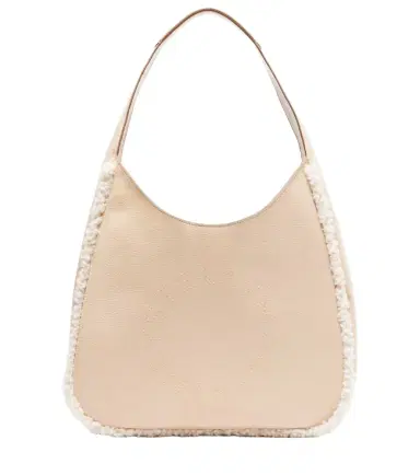 Stella McCartney Teddy-trimmed shoulder bag | Thumbnail 1 Stella McCartney Teddy-trimmed shoulder bag | Thumbnail 1