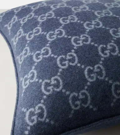 Gucci GG wool and cashmere jacquard cushion | Thumbnail 2 Gucci GG wool and cashmere jacquard cushion | Thumbnail 2