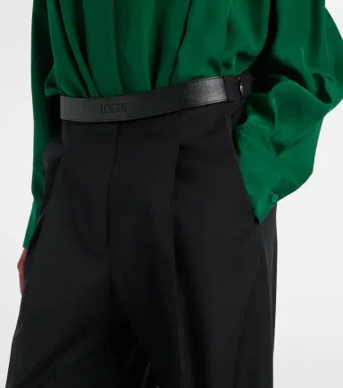 Loewe Wool wide-leg pants | Thumbnail 3 Loewe Wool wide-leg pants | Thumbnail 3