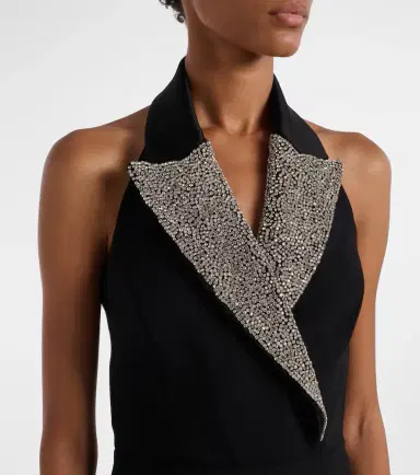 Rebecca Vallance Crystal-embellished halterneck maxi dress | Thumbnail 6 Rebecca Vallance Crystal-embellished halterneck maxi dress | Thumbnail 6