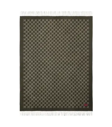 Gucci GG reversible wool and cashmere blanket | Thumbnail 1 Gucci GG reversible wool and cashmere blanket | Thumbnail 1