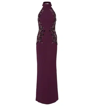 Rebecca Vallance Beatrice embellished crêpe gown | Thumbnail 1 Rebecca Vallance Beatrice embellished crêpe gown | Thumbnail 1