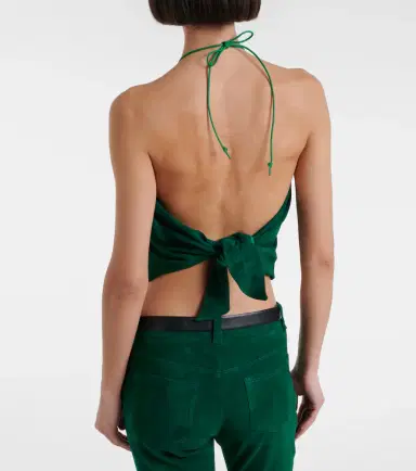 STOULS Rosie halterneck suede top | Thumbnail 3 STOULS Rosie halterneck suede top | Thumbnail 3