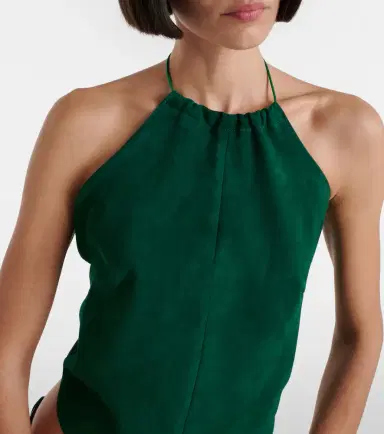 STOULS Rosie halterneck suede top | Thumbnail 4 STOULS Rosie halterneck suede top | Thumbnail 4