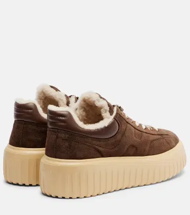Hogan H-Stripes suede platform sneakers | Thumbnail 3 Hogan H-Stripes suede platform sneakers | Thumbnail 3