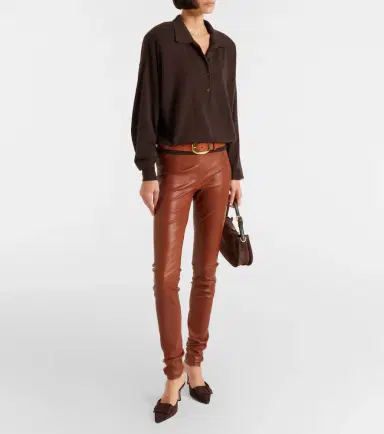 STOULS Carolyn leather slim pants | Thumbnail 5 STOULS Carolyn leather slim pants | Thumbnail 5