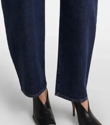 Alaïa Alaïa Mid-rise barrel-leg jeans | Thumbnail 5 Alaïa Alaïa Mid-rise barrel-leg jeans | Thumbnail 5