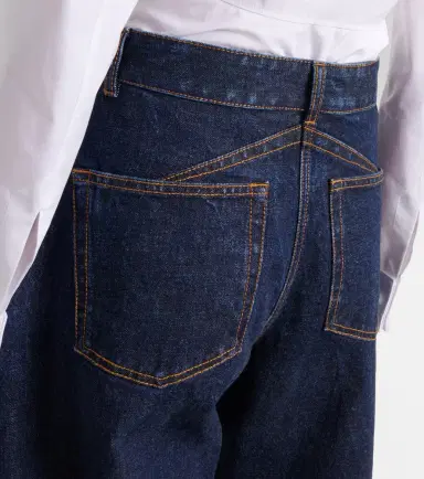 Alaïa Alaïa Mid-rise barrel-leg jeans | Thumbnail 6 Alaïa Alaïa Mid-rise barrel-leg jeans | Thumbnail 6