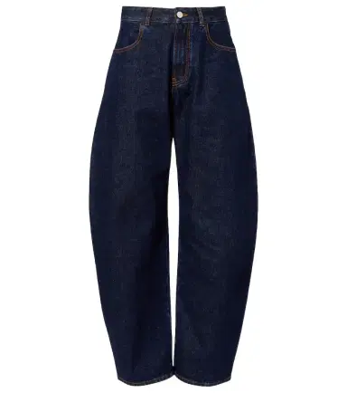 Alaïa Alaïa Mid-rise barrel-leg jeans | Thumbnail 1 Alaïa Alaïa Mid-rise barrel-leg jeans | Thumbnail 1