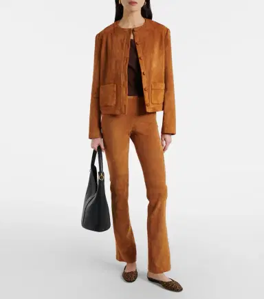 Stouls JP Long suede flared pants | Thumbnail 4 Stouls JP Long suede flared pants | Thumbnail 4