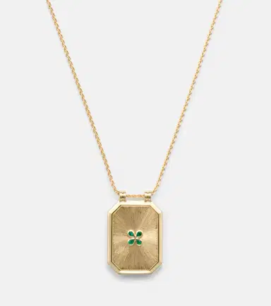 Marie Lichtenberg Luck 18kt gold pendant necklace with emerald | Thumbnail 3 Marie Lichtenberg Luck 18kt gold pendant necklace with emerald | Thumbnail 3