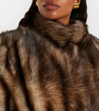 Nour Hammour Elsa shearling wrap jacket | Thumbnail 3 Nour Hammour Elsa shearling wrap jacket | Thumbnail 3
