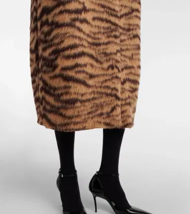 Alaïa Alaïa Wool-blend jacquard coat | Thumbnail 3 Alaïa Alaïa Wool-blend jacquard coat | Thumbnail 3