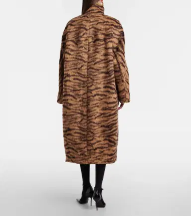 Alaïa Alaïa Wool-blend jacquard coat | Thumbnail 4 Alaïa Alaïa Wool-blend jacquard coat | Thumbnail 4