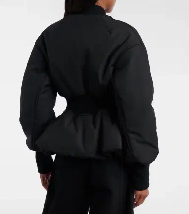 Alaia Alaïa Peplum bomber jacket | Thumbnail 2 Alaia Alaïa Peplum bomber jacket | Thumbnail 2