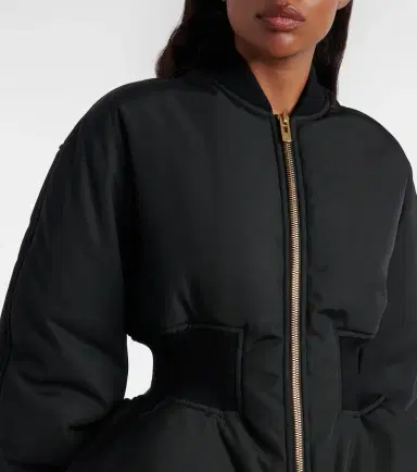 Alaia Alaïa Peplum bomber jacket | Thumbnail 5 Alaia Alaïa Peplum bomber jacket | Thumbnail 5