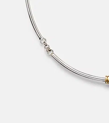 Spinelli Kilcollin Helio Tria sterling silver and 18kt gold necklace | Thumbnail 2 Spinelli Kilcollin Helio Tria sterling silver and 18kt gold necklace | Thumbnail 2