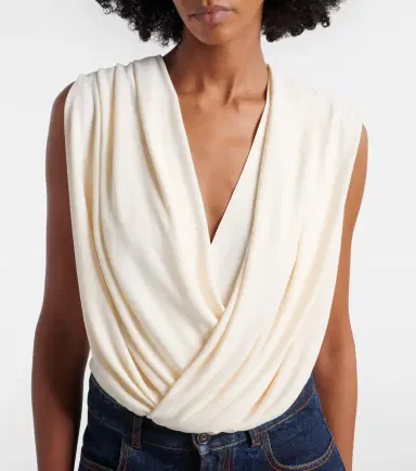 Alaïa Alaïa Draped hooded jersey bodysuit | Thumbnail 3 Alaïa Alaïa Draped hooded jersey bodysuit | Thumbnail 3