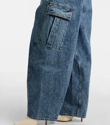 Alaia Alaïa Barrel-leg jeans | Thumbnail 3 Alaia Alaïa Barrel-leg jeans | Thumbnail 3
