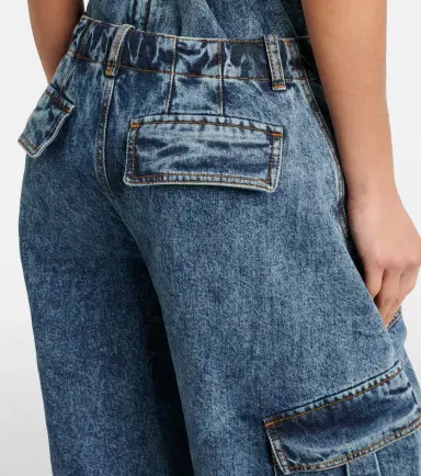 Alaia Alaïa Barrel-leg jeans | Thumbnail 4 Alaia Alaïa Barrel-leg jeans | Thumbnail 4