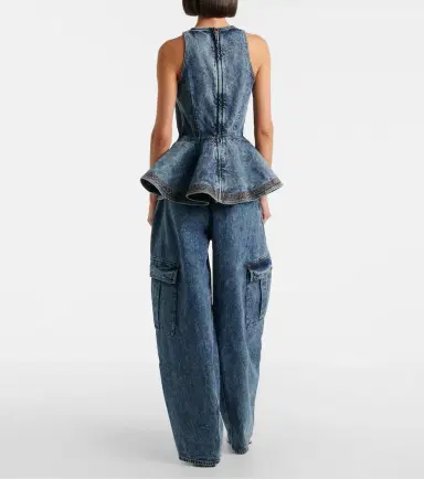 Alaia Alaïa Barrel-leg jeans | Thumbnail 5 Alaia Alaïa Barrel-leg jeans | Thumbnail 5