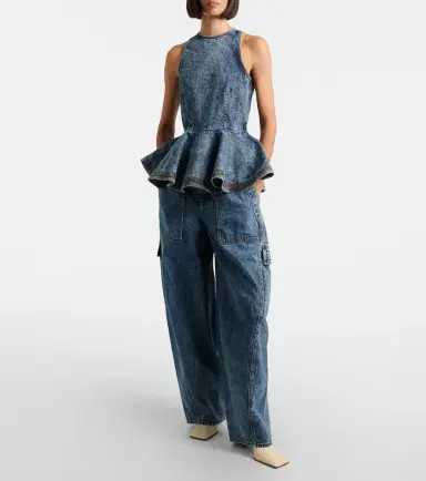 Alaia Alaïa Barrel-leg jeans | Thumbnail 6 Alaia Alaïa Barrel-leg jeans | Thumbnail 6