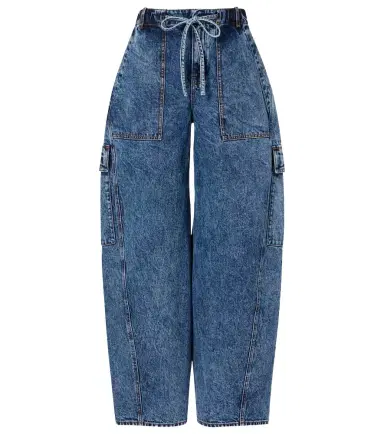 Alaia Alaïa Barrel-leg jeans | Thumbnail 1 Alaia Alaïa Barrel-leg jeans | Thumbnail 1