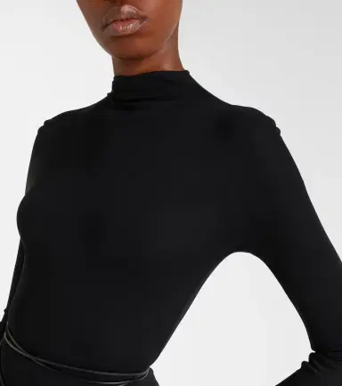 Alaïa Alaïa Jersey midi dress | Thumbnail 4 Alaïa Alaïa Jersey midi dress | Thumbnail 4