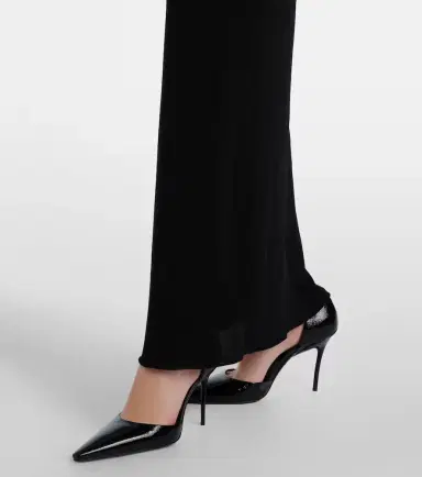 Alaïa Alaïa Sheer jersey cocktail dress | Thumbnail 4 Alaïa Alaïa Sheer jersey cocktail dress | Thumbnail 4