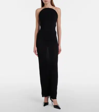 Alaïa Alaïa Sheer jersey cocktail dress | Thumbnail 6 Alaïa Alaïa Sheer jersey cocktail dress | Thumbnail 6