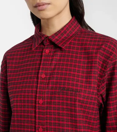 Balenciaga Checked cotton shirt | Thumbnail 4 Balenciaga Checked cotton shirt | Thumbnail 4