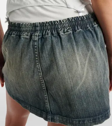 Balenciaga Distressed denim miniskirt | Thumbnail 3 Balenciaga Distressed denim miniskirt | Thumbnail 3