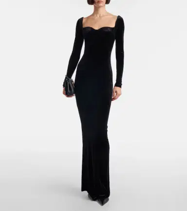 Balenciaga Velvet gown | Thumbnail 3 Balenciaga Velvet gown | Thumbnail 3