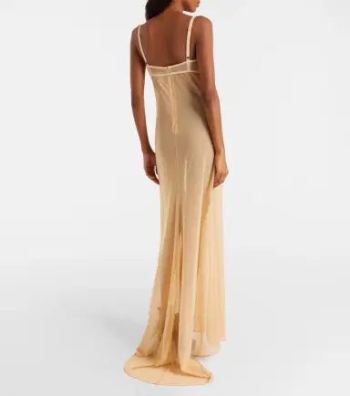 Balenciaga Sheer maxi dress | Thumbnail 2 Balenciaga Sheer maxi dress | Thumbnail 2