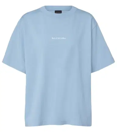 Balenciaga Logo embroidered cotton jersey T-shirt | Thumbnail 1 Balenciaga Logo embroidered cotton jersey T-shirt | Thumbnail 1