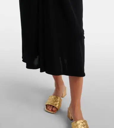 Bottega Veneta Gathered crêpe jersey midi dress | Thumbnail 2 Bottega Veneta Gathered crêpe jersey midi dress | Thumbnail 2