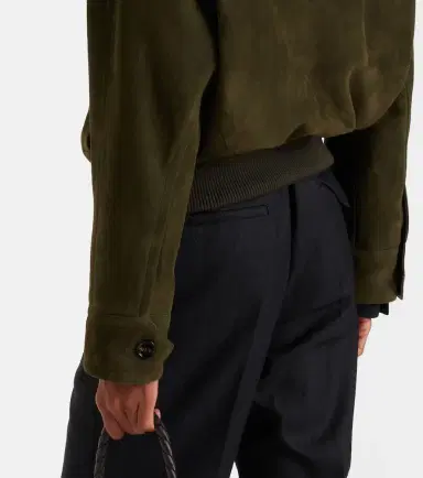 Bottega Veneta Intrecciato suede blouson jacket | Thumbnail 3 Bottega Veneta Intrecciato suede blouson jacket | Thumbnail 3