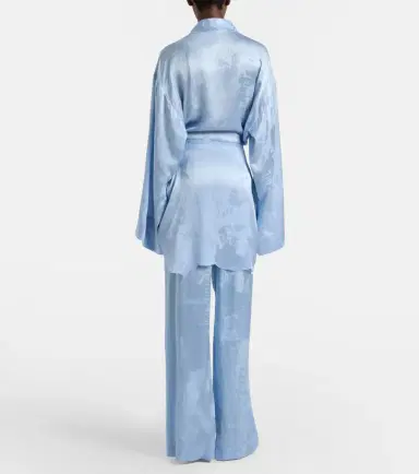 Balenciaga Silk satin wide-leg pants | Thumbnail 4 Balenciaga Silk satin wide-leg pants | Thumbnail 4