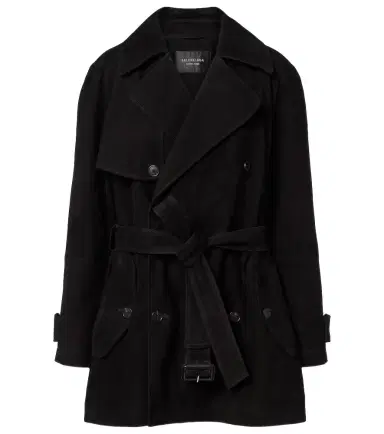 Balenciaga Suede trench coat | Thumbnail 1 Balenciaga Suede trench coat | Thumbnail 1