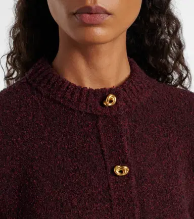 Bottega Veneta Knot bouclé cardigan | Thumbnail 5 Bottega Veneta Knot bouclé cardigan | Thumbnail 5