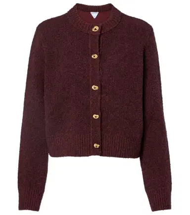 Bottega Veneta Knot bouclé cardigan | Thumbnail 1 Bottega Veneta Knot bouclé cardigan | Thumbnail 1