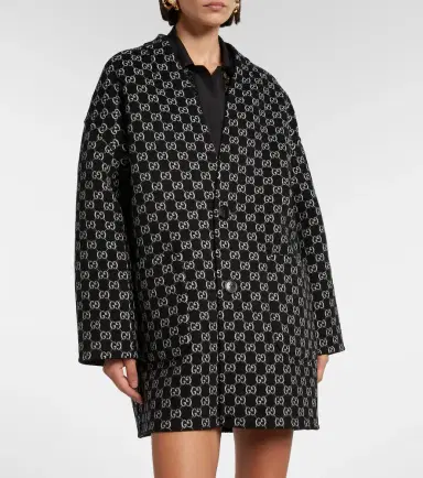 Gucci Caban reversible leather-trimmed wool coat | Thumbnail 5 Gucci Caban reversible leather-trimmed wool coat | Thumbnail 5