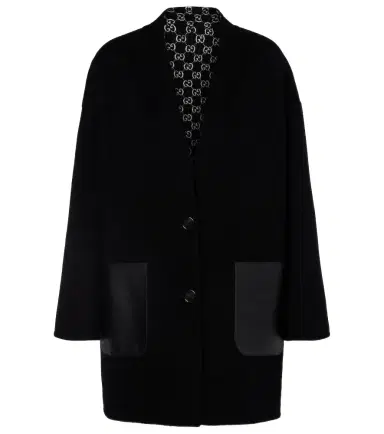 Gucci Caban reversible leather-trimmed wool coat | Thumbnail 1 Gucci Caban reversible leather-trimmed wool coat | Thumbnail 1