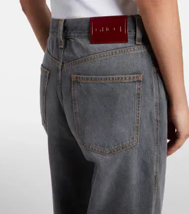 Gucci Faded wide-leg jeans | Thumbnail 5 Gucci Faded wide-leg jeans | Thumbnail 5