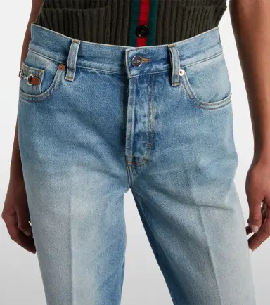 Gucci Horsebit mid-rise flared jeans | Thumbnail 3 Gucci Horsebit mid-rise flared jeans | Thumbnail 3