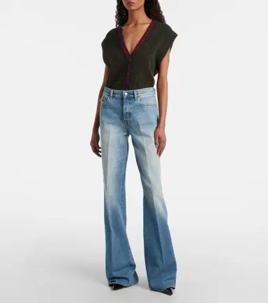 Gucci Horsebit mid-rise flared jeans | Thumbnail 7 Gucci Horsebit mid-rise flared jeans | Thumbnail 7