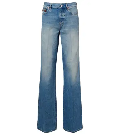 Gucci Horsebit mid-rise flared jeans | Thumbnail 1 Gucci Horsebit mid-rise flared jeans | Thumbnail 1