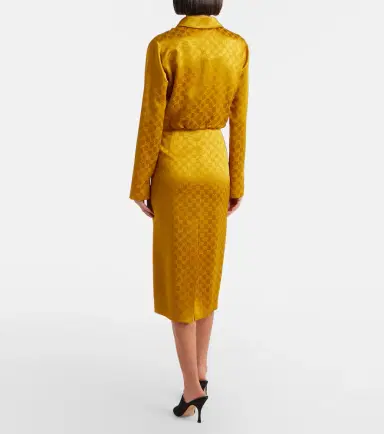 Gucci GG jacquard shirt dress | Thumbnail 5 Gucci GG jacquard shirt dress | Thumbnail 5